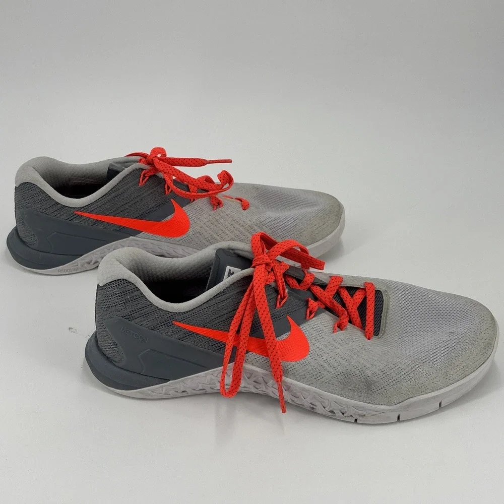 Nike Metcon 3 Women's Shoes Sneakers Orange/Gray 849807-006 Size 9‎